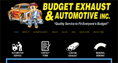 Desktop Screenshot of budgetexhaust.ca